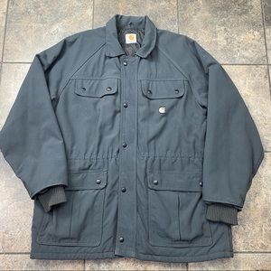 Men’s Carhartt Full Zip Snap Button Heavyweight Jacket/Coat Size 2XL